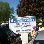 Thus Sunday, Asbury Clowns at Saint Mark's Episcopal Church in Beaver Dam