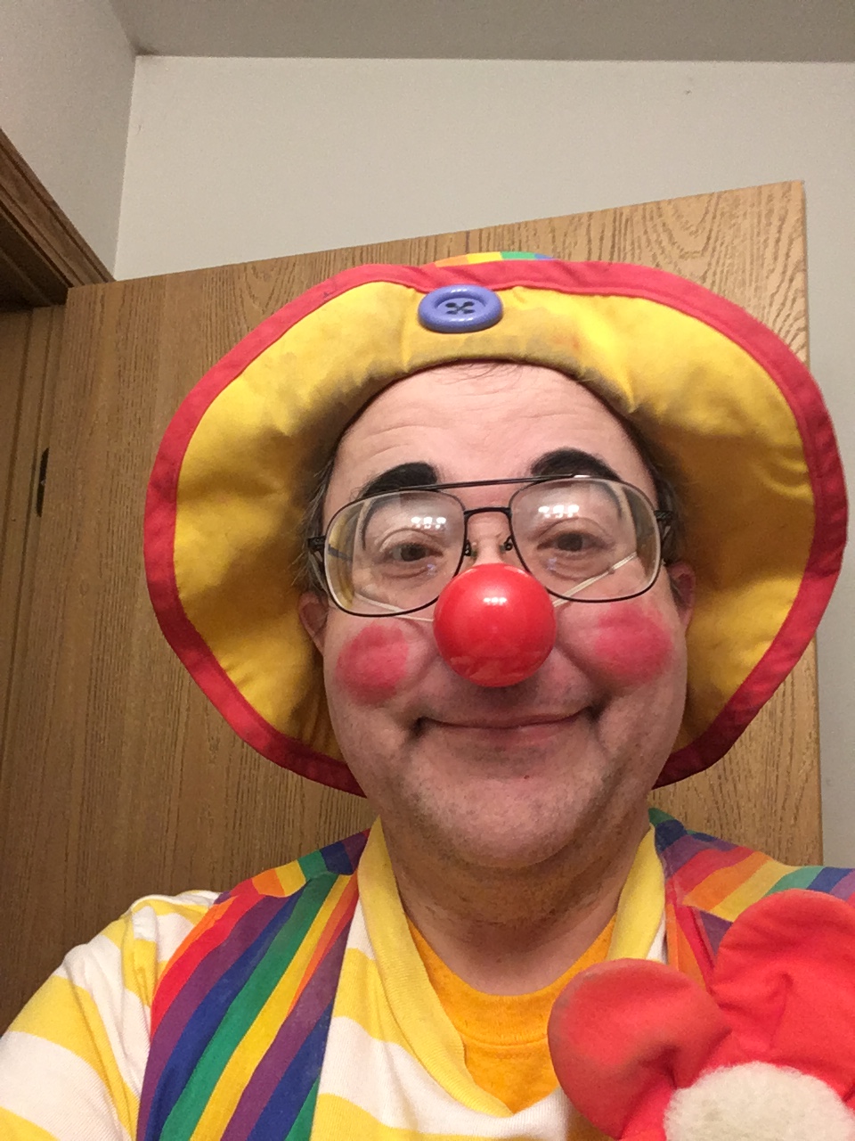 For those who don't know, today is my birthday! I'm turning (mumblety-mumble) years old. And, to celebrate, I'm donating my time to clown around at the Badger Childhood Cancer Network Holiday Party 2018.