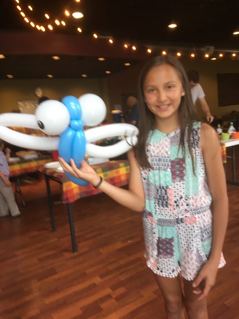 Young lady with her dragonfly