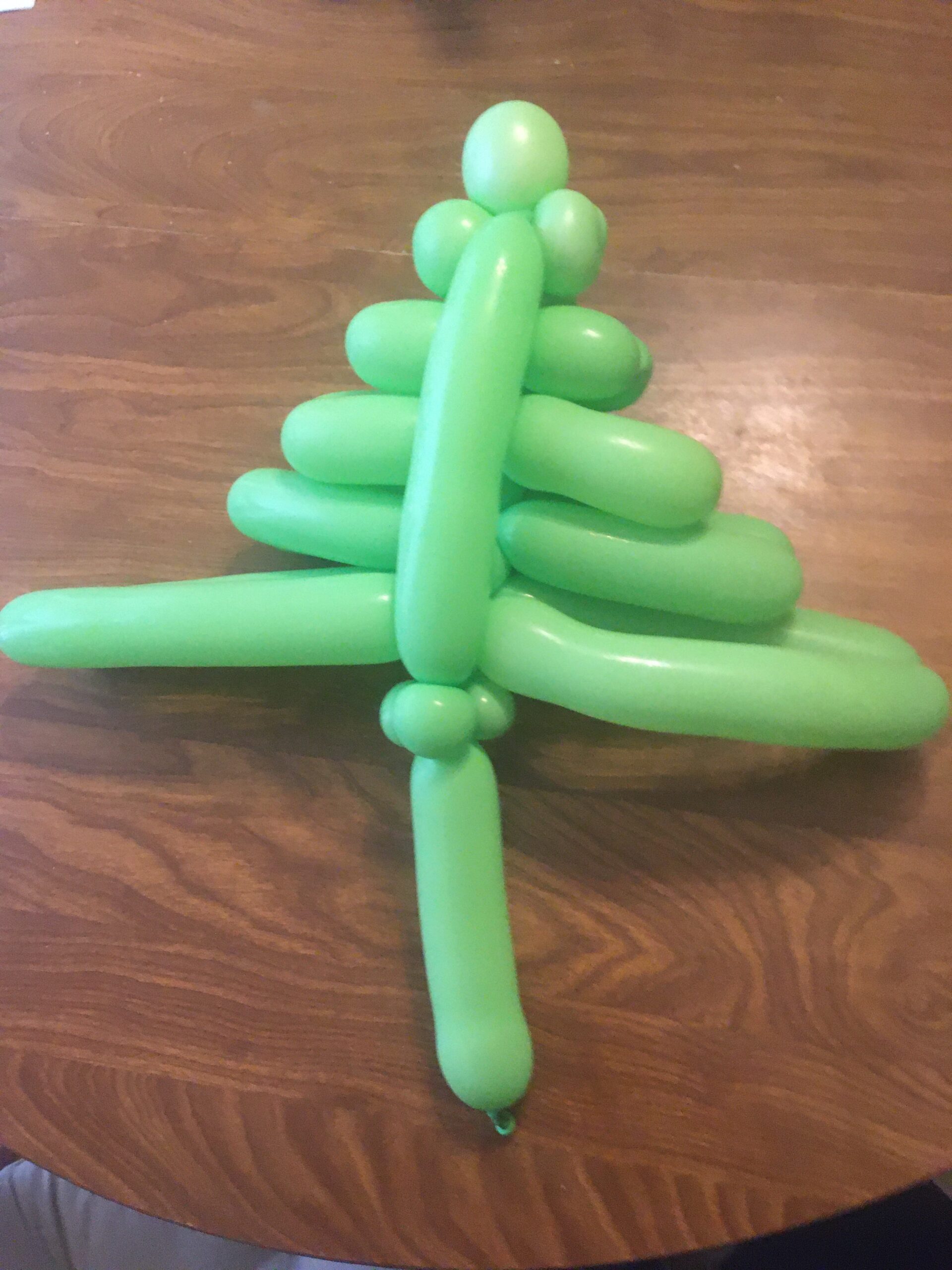 balloon palm branch for Palm Sunday