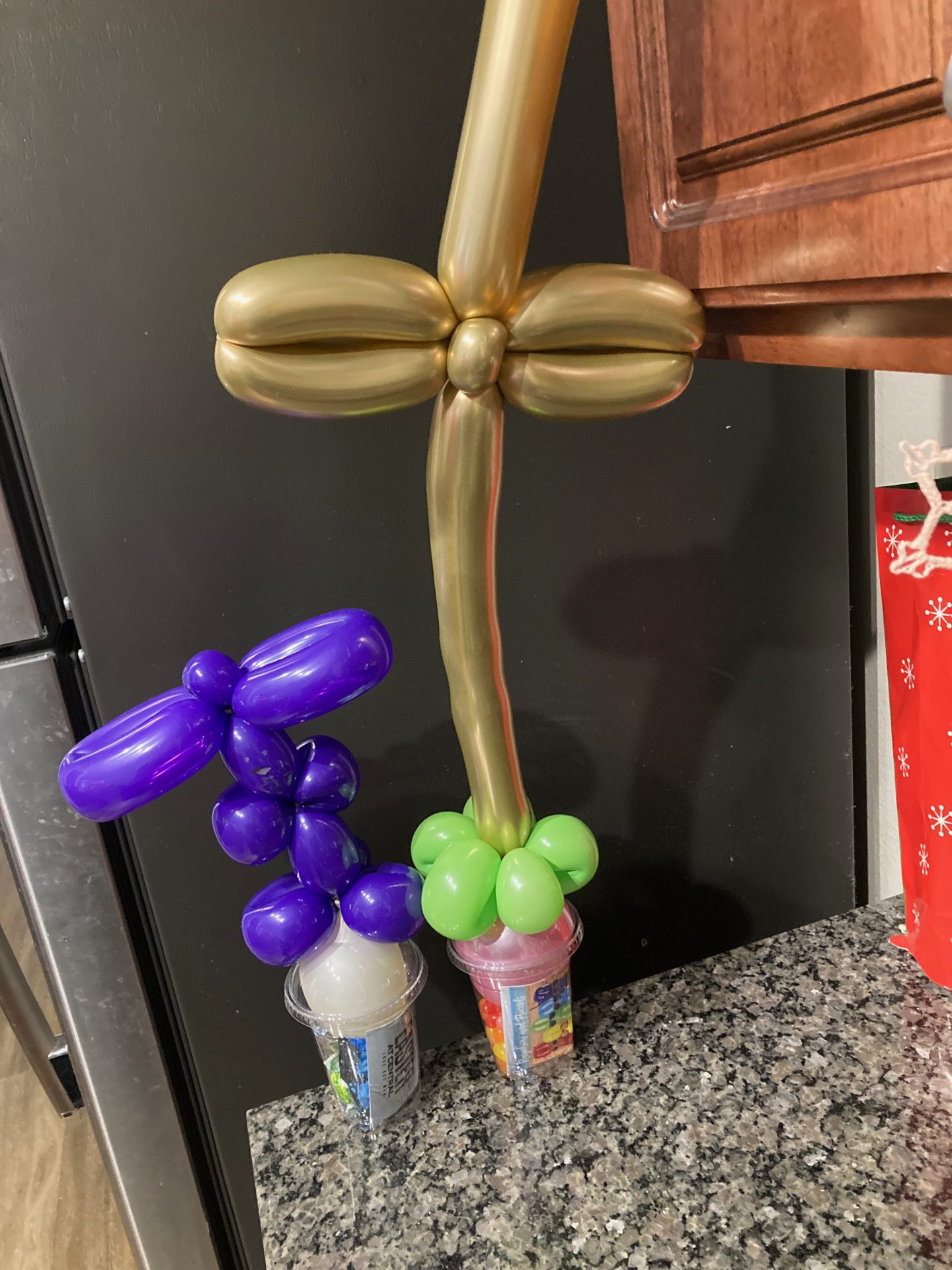 Happy Easter 2022 - balloon cross and bunny