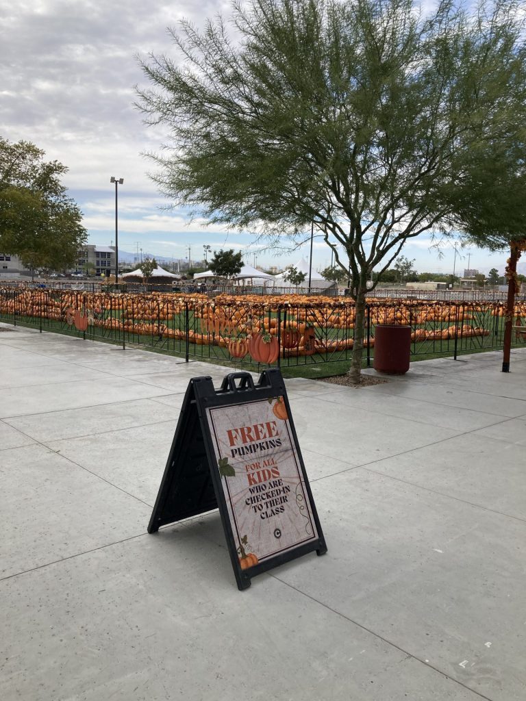 Giving away pumpkins to kids who attend! 2.5 semi trailers worth of pumpkins - Fall Fest 2022