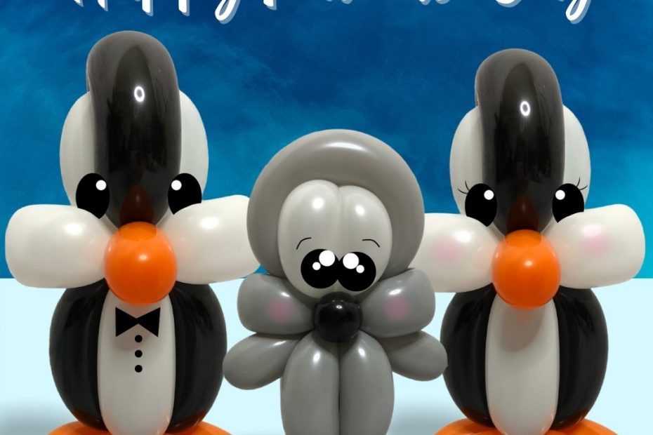 Happy Parents Day from the balloon penguins and balloon koala!