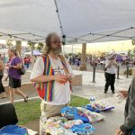 Raynbow working latex at Tailgate Weekend 2023